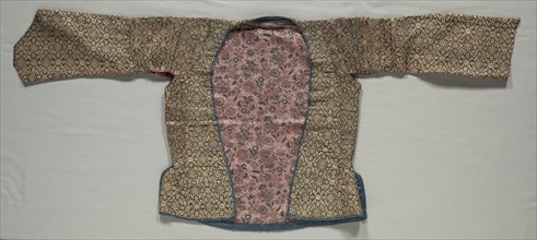 Jacket for a Child, 1700s. Iran, 18th century. Silk taquete; overall: 53.4 x 124 cm (21 x 48 13/16