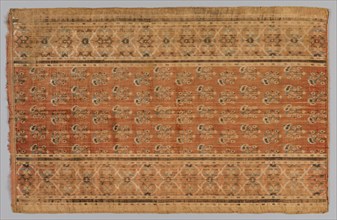 Velvet Panel, 1700s - 1800s. Iran, 18th-19th century. Velvet; overall: 99.4 x 63.5 cm (39 1/8 x 25