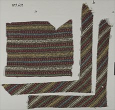 Fragment of a Border of a Shawl, 19th century. India, Kashmir, 19th century. Twill weave, brocaded;