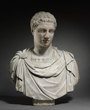 Bust of a Roman General, 1500s or later. Italy, 16th century or later. Marble; overall: 73 x 56 x