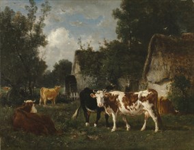 The Mill, 1873. Émile van Marcke (French, 1827-1890). Oil on fabric; unframed: 70.6 x 91 cm (27