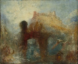 Queen Mab's Cave, after 1846. Imitator of Joseph Mallord William Turner (British, 1775-1851). Oil