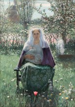 The Blessed Mother, 1892. George Hitchcock (American, 1850-1913). Oil on canvas; unframed: 160.3 x