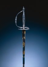 Court Sword, c. 1790. England, London or Birmingham, late 18th Century. Steel; silver hilt,