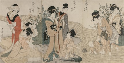 Musashi, Omi, Yamashiro, and Settsu Provinces from the series Fashionable Six Jewel Rivers (Furyu