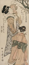 Mother Lifting a Child to a Plum Tree (from the series Chinese and Japanese Poems by Seven Year Old