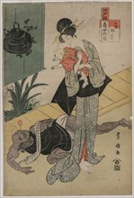 The Sixth Month (from the series The Twelve Felicitous Months in Edo Brocades), c. late 1790s.