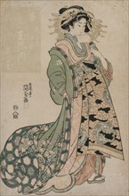 The Courtesan Shiratama of the Tamaya, c. early 1810s. Utagawa Kunisada (Japanese, 1786-1865).