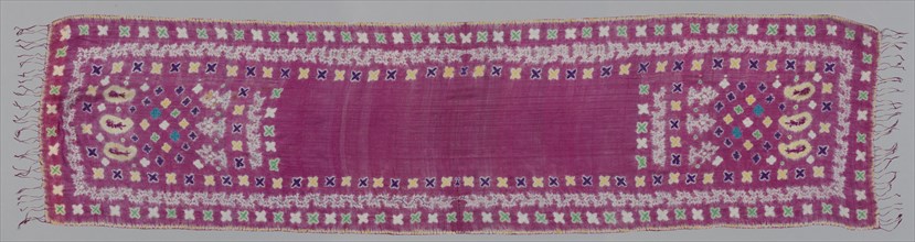 Silk Veil, 1800s - early 1900s. India, 19th - 20th century. Tritik (stitch resist); silk; overall: