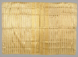 Fragment of Gold Cloth, 1800s. India, 19th century. Silk, metallic thread; overall: 135 x 94 cm (53