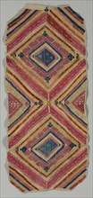 Embroidery, 1600s-1700s. Morocco, Moghrebin, 17th-18th century. Embroidery, silk; average: 97.8 x