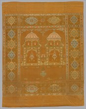 Coverlet, 19th century. Turkey, 19th century. Silk; average: 152.5 x 124.5 cm (60 1/16 x 49 in.).
