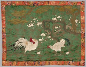 Embroidered Fukusa, late 1800s-early 1900s. Japan, late 19th-early 20th century. Embroidered silk;