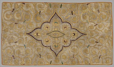 Embroidered Cover (?), 1700s - 1800s. India, 18th-19th century. Embroidery; silk and metallic