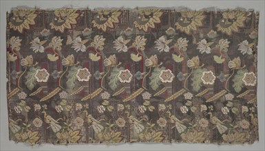 Length of Brocade, late 1600s. Italy, late 17th century. Plain compound twill, brocaded; overall: