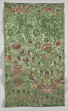 Length of Silk Brocade, early 1700s. Italy, early 18th century. Brocade, silk; overall: 92.1 x 54.6