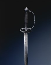 Small Sword, c. 1720-1760. England, 18th century. Steel; piercing; perforation; overall: 97 cm (38