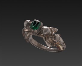 Ring, 1700s. Italy, 18th century. Silver and emerald; diameter: 1.6 cm (5/8 in.).
