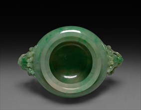 Tripod Vase: Ting, 1644-1911. China, Qing dynasty (1644-1911). Jade; overall: 16 cm (6 5/16 in.).