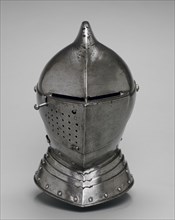 Helmet, c. 1560 - 1580. Germany, Saxony, 16th century. Steel; overall: 34.5 x 32 x 22 cm (13 9/16 x
