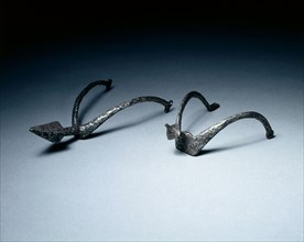 Pricked Spur, 1200s. Spain, 13th century. Steel; overall: 11.1 x 7.7 cm (4 3/8 x 3 1/16 in.).