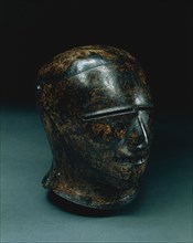 Closed Sallet with Grotesque Face (Schembart visor), c. 1500. Germany, Nuremberg, early 16th