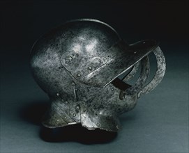 Close Helmet (Burgonet), early 1500s. Italy, Milan (?), early 16th Century. Steel; overall: 34.3 x