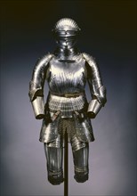Partial Suit of Armor in Maximilian Style, c. 1525. Germany, Nuremberg, 16th century. Steel;