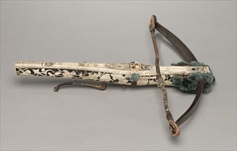Crossbow and Cranequin of Elector Augustus I of Saxony, c. 1553-1573. Germany, Saxony, 16th century