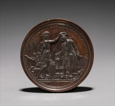 Medal: Daniel Morgan. Jules Dupré (French, 1811-1889). Bronze; diameter: 5.8 cm (2 5/16 in.).