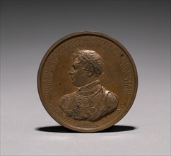 Medal: George, Prince Regent (obverse). Thomas Wyon (British, 1792-1817). Bronze; diameter: 5.1 cm