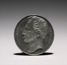 Medal: Lieutenant General T. J. Jackson. Armand Auguste Caqué (French, 1793-1881). Bronze;