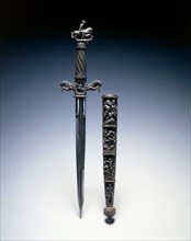 Dagger, 1600s (1500s blade). Switzerland and/or France, 17th century (16th century blade). Steel
