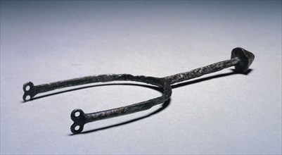 Pricked Spur, 1200s. Spain, 13th century. Steel; overall: 19 x 8.4 cm (7 1/2 x 3 5/16 in.).