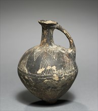 Jug, c. 1600-1450 BC. Cyprus, Late Cypriot I. Black-glazed earthenware; diameter: 6.7 cm (2 5/8 in