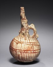Jug, c. 1725-1600 BC. Cyprus, Middle Cypriot III. White painted ware; diameter: 7 cm (2 3/4 in.);