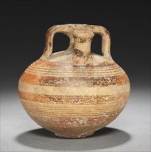 Miniature Stirrup Jar, c. 1350-1300 BC. Cyprus, Late Helladic III A2. Cypro-Mycenaean ware;