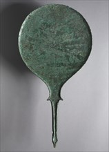 Mirror, 300-100 BC. Italy, Etruscan, 3rd-2nd Century BC. Bronze; overall: 36 cm (14 3/16 in.).