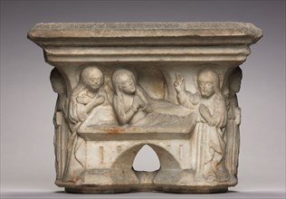 Engaged Capital, 1400s. Southern France, Abbey of Larreule, near Tarbes, 15th century. Limestone;