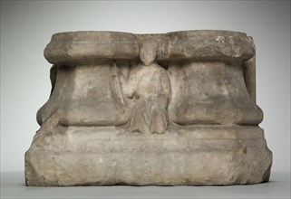 Double Column Base, late 1400s. France, late 15th century. Marble; overall: 30.5 x 49.1 x 25.4 cm