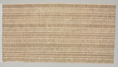 Fragment, 1800s. Iran, 19th century. Brocade; overall: 101.6 x 51.1 cm (40 x 20 1/8 in.)