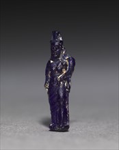 Amulet of Isis, 1st Century BC-1st AD Century. Egypt, Roman Empire. Deep blue glass; overall: 2.5 x