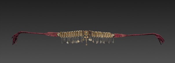 Necklace, 1800s. Bulgaria, 19th century. Silver gilt; average: 21 cm (8 1/4 in.).