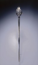 Schiavona Broadsword, early 1700s. Italy, Venice, early 18th Century. Steel, leather, wood, brass;
