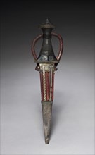 Dagger, 1880-1910. Africa, Sudan. overall: 31.2 cm (12 5/16 in.); blade: 19.9 cm (7 13/16 in.)