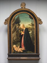 Madonna and Child with Tobias and the Angel Raphael, c. 1470. Francesco Botticini (Italian, c.