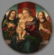 Virgin and Child with Angels, early 1500s. Master of the Holden Tondo (Italian). Oil on wood;