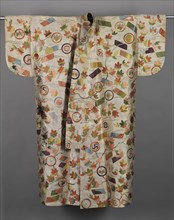 Noh Robe (Karaori), c. 1600. Japan, Momoyama Period, c. 1600, 17th century. Embroidered silk;