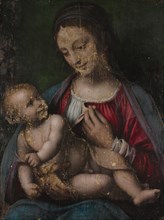 Virgin and Child, 16th century. Attributed to Bernardino Luini (Italian, c. 1480-c. 1532). Oil on