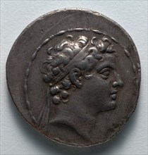Tetradrachm: Head of the Child Antiochus V (obverse), 164-162 BC. Greece, 2nd century BC. Silver;